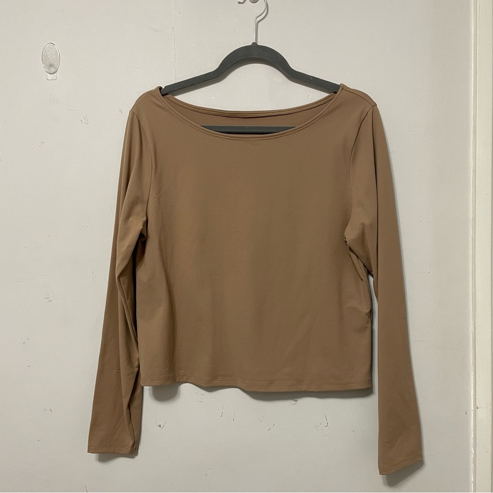 Abercrombie & Fitch Scoop neck long sleeve top